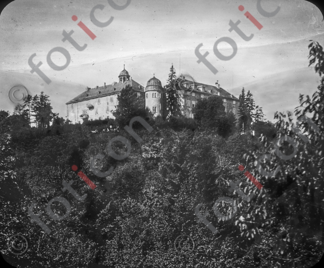 Schloss Blankenburg I Blankenburg Castle - Foto foticon-simon-168-020-sw.jpg | foticon.de - Bilddatenbank für Motive aus Geschichte und Kultur
